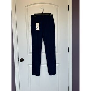 Zara Navy Slim Fit Women's Pants